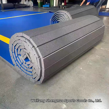 Viacúčelový ochranný matrac pre tanec, jógu a bojové umenia; materiál: pena; univerzálna použiteľnosť; číslo produktu: New Roll Mat 2; vhodné pre fitness a formovanie tela, tanečné športy