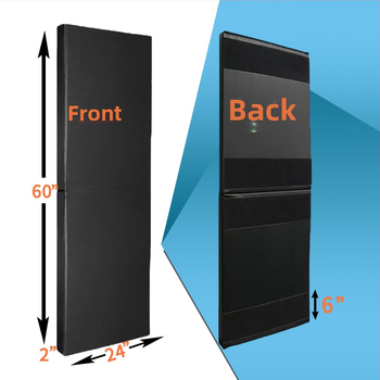 Fitness podložka na stenu – skladacia, hrubšia na brušné cvičenia, ochrana steny, Pearl Cotton