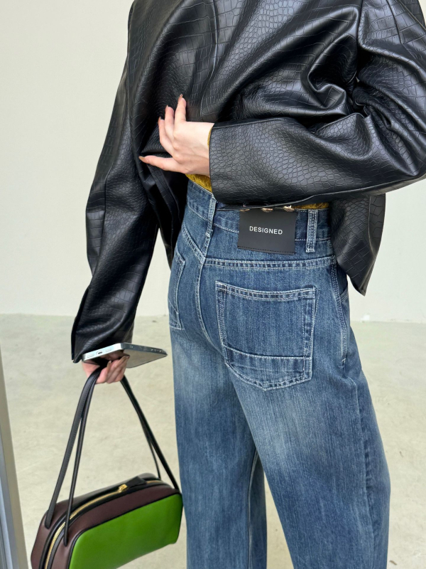 Traperice ravnog kroja, visoki struk, 95% pamuk, jesen 2025