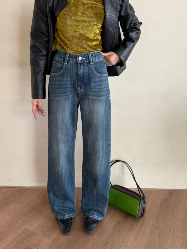 Traperice ravnog kroja, visoki struk, 95% pamuk, jesen 2025