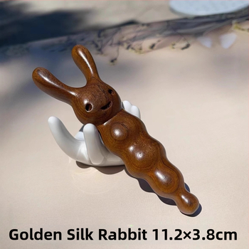 Kyoto yaqi drevený oválny masážny hrebeň, hrúbka 2 cm