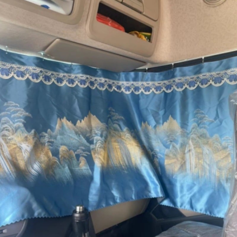 Κουρτίνα καμπίνας φορτηγού για υπνοδωμάτιο, παχιά αδιαφανής πολυεστέρα, κρεμαστός, συμβατή με J6L/JH6/J6P/Howo/Auman