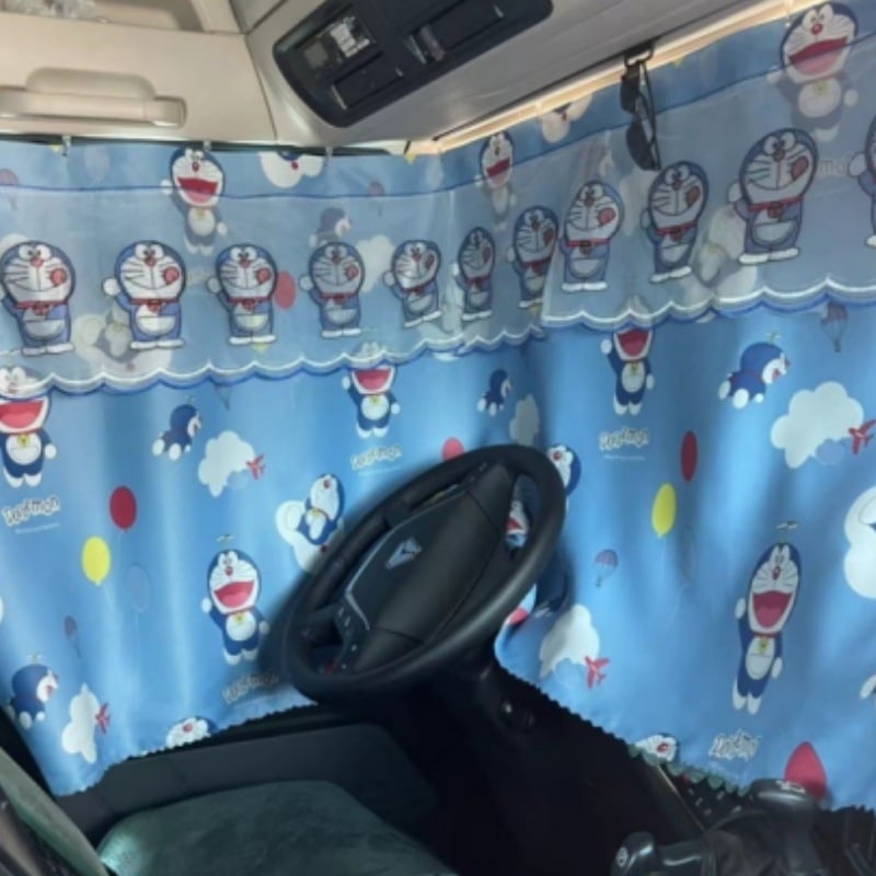 Κουρτίνα καμπίνας φορτηγού για υπνοδωμάτιο, παχιά αδιαφανής πολυεστέρα, κρεμαστός, συμβατή με J6L/JH6/J6P/Howo/Auman