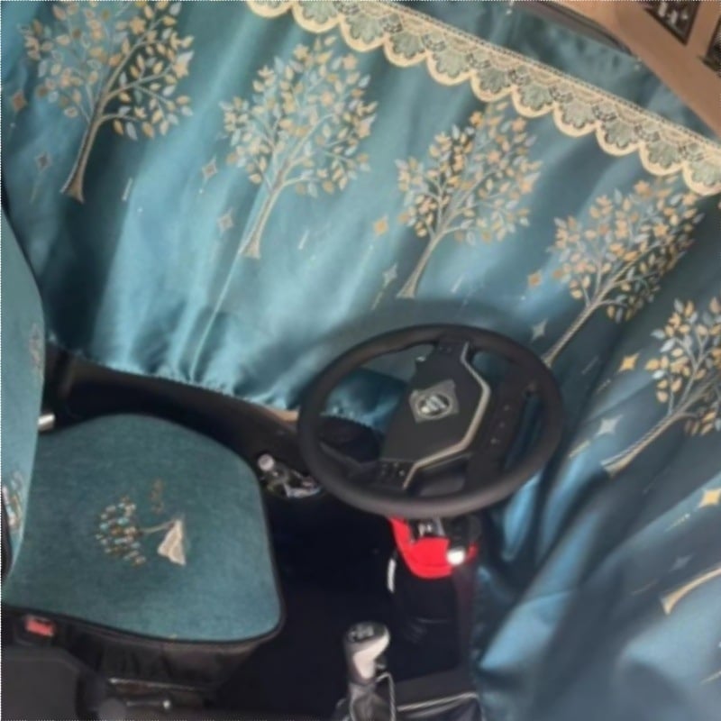 Κουρτίνα καμπίνας φορτηγού για υπνοδωμάτιο, παχιά αδιαφανής πολυεστέρα, κρεμαστός, συμβατή με J6L/JH6/J6P/Howo/Auman