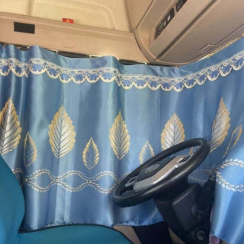 Κουρτίνα καμπίνας φορτηγού για υπνοδωμάτιο, παχιά αδιαφανής πολυεστέρα, κρεμαστός, συμβατή με J6L/JH6/J6P/Howo/Auman