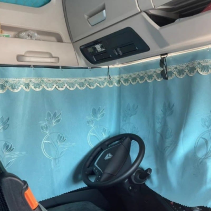 Κουρτίνα καμπίνας φορτηγού για υπνοδωμάτιο, παχιά αδιαφανής πολυεστέρα, κρεμαστός, συμβατή με J6L/JH6/J6P/Howo/Auman