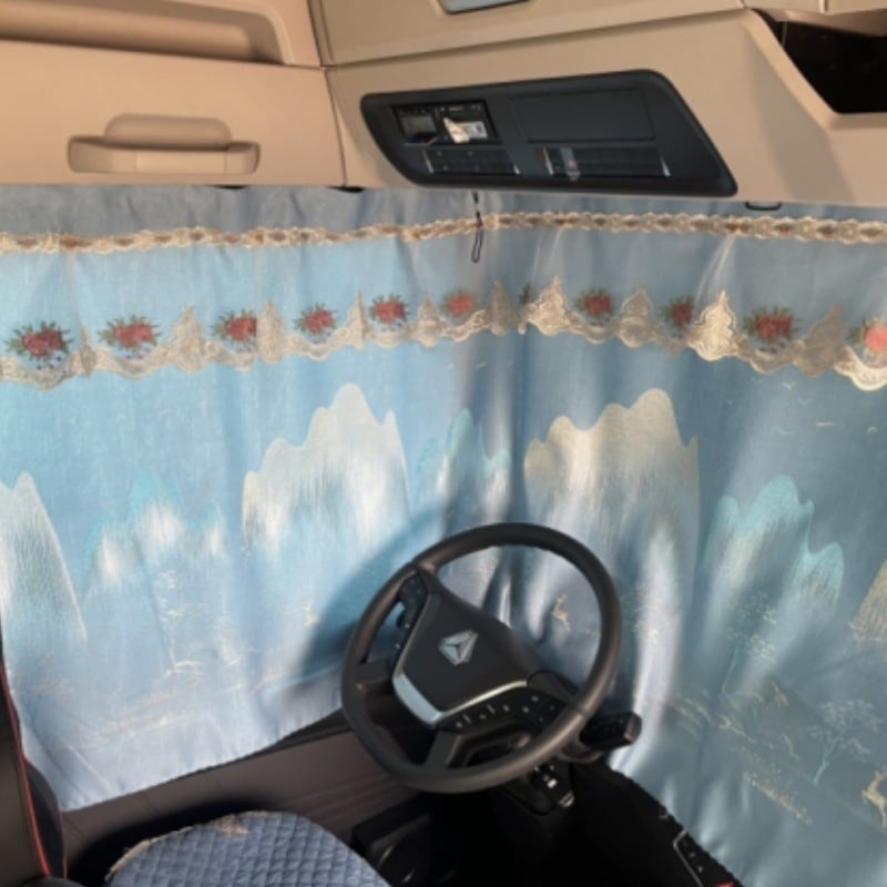 Κουρτίνα καμπίνας φορτηγού για υπνοδωμάτιο, παχιά αδιαφανής πολυεστέρα, κρεμαστός, συμβατή με J6L/JH6/J6P/Howo/Auman
