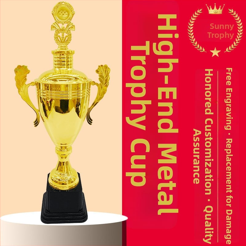 Μεταλλικό Τρόπαιο για Διαγωνισμούς — Κινέζικό Στυλ, Για Γραφείο, Συσκευασία σε Χαρτοκιβώτιο