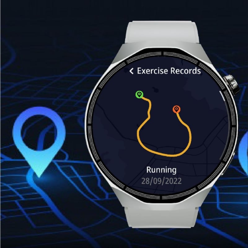 HT30 pametni sat s NFC-om, više sportskih načina, Bluetooth pozivi, AMOLED zaslon, mjerenje otkucaja srca