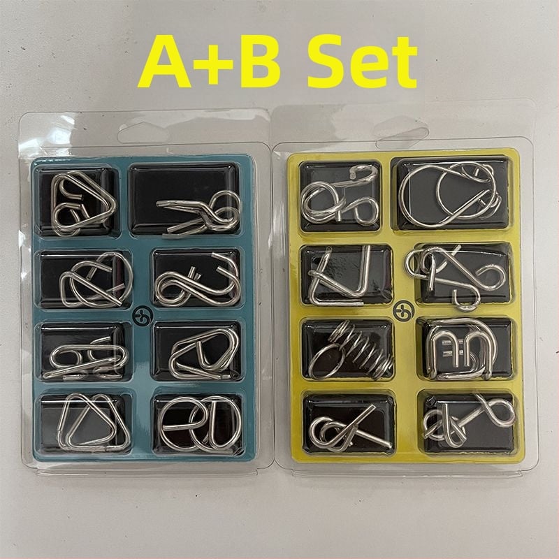 Kongming Lock – puzzle s devet prstenova, 1 set, za uzrast 14+, Yihaoya brend
