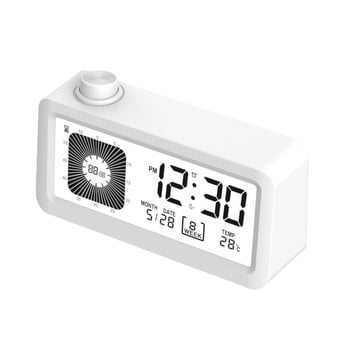 Таймер часовник с двойен дисплей (аналогов + цифров) – термометър, аларма, хронограф, календар