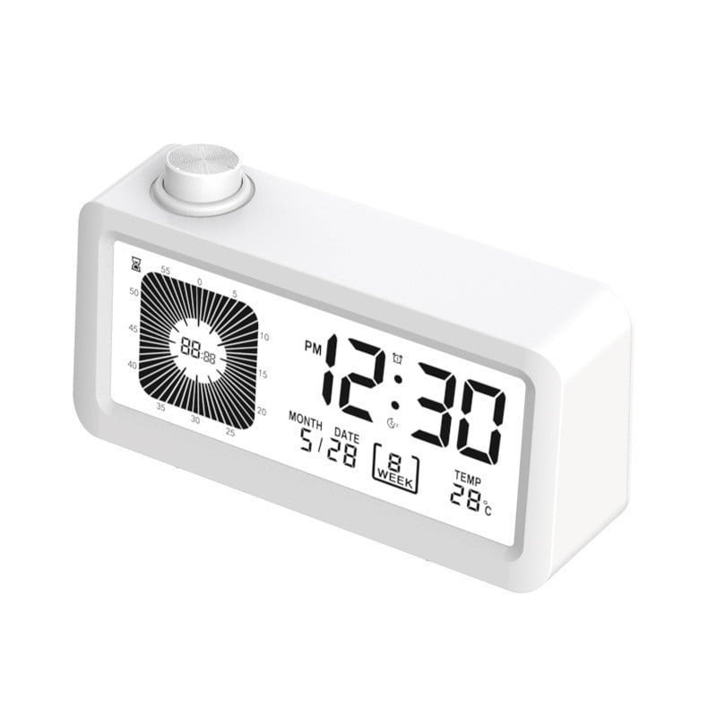 Таймер часовник с двойен дисплей (аналогов + цифров) – термометър, аларма, хронограф, календар