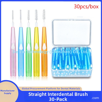 Interdentálna kefka na rovnú tlač-ťah pre fixné zuby, 30 ks v balení, model 52012