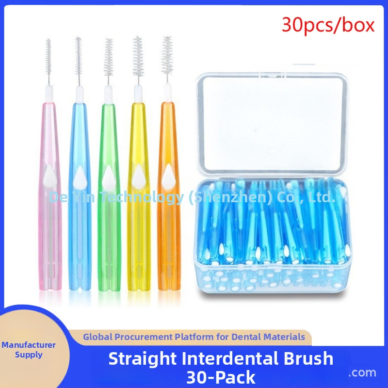 Interdentálna kefka na rovnú tlač-ťah pre fixné zuby, 30 ks v balení, model 52012