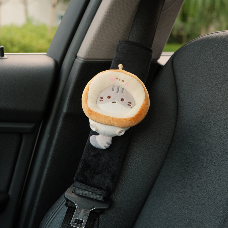 Autóöv vállvédő — plüss anyag, kényelmes és lélegző, anti-szorítás védelem hosszú utazásokhoz, váll és nyak védelme