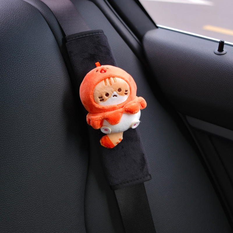 Autóöv vállvédő — plüss anyag, kényelmes és lélegző, anti-szorítás védelem hosszú utazásokhoz, váll és nyak védelme