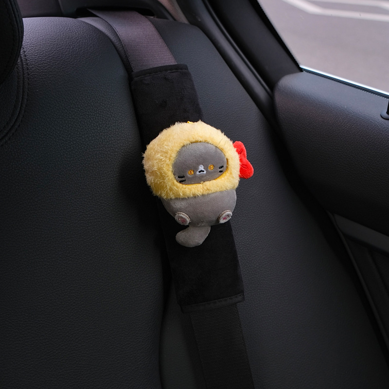 Autóöv vállvédő — plüss anyag, kényelmes és lélegző, anti-szorítás védelem hosszú utazásokhoz, váll és nyak védelme