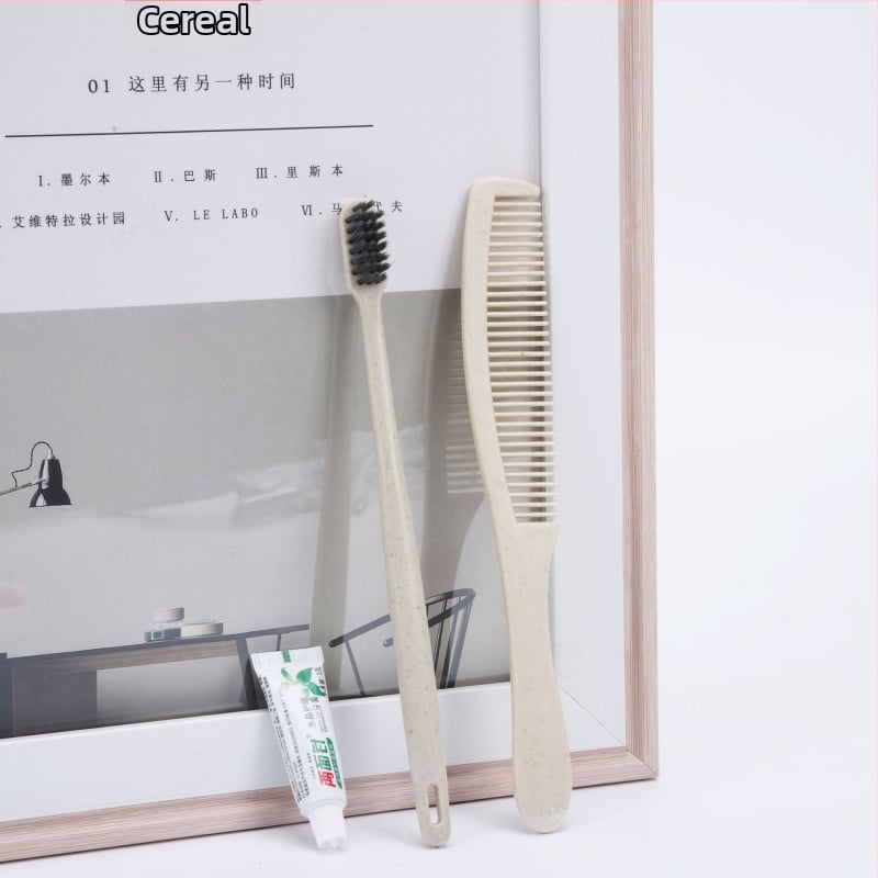 Deer οδοντόβουρτσα μίας χρήσης για ξενοδοχεία, πολυστυρενικό πλαστικό, διασπώμενο, δυνατότητα εκτύπωσης λογότυπου και παραμετροποίησης