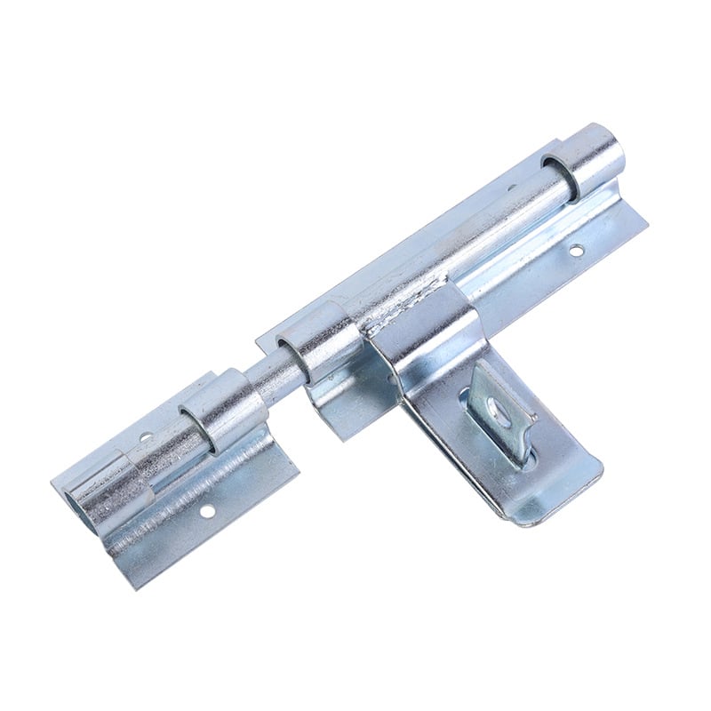 Masszív ajtózár hosszított vasból, galvanizált felülettel, modern minimalista stílus