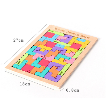 Fa záras kirakós – oktatási játék gyerekeknek 4–6 évesek, márka Qiyi