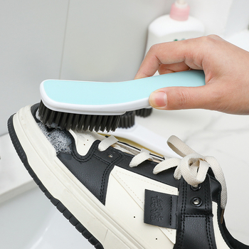 cipőtisztító kefe - puha sörtékkel, sokoldalú tisztítás - Amyju, PP+PET, ápolás, fertőtlenítés, kopásállóság, modern stílus
