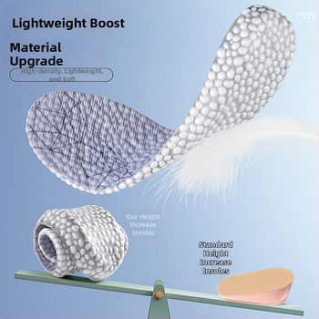 Vložky na zväčšenie výšky - látka, úplne vypolstrované, neviditeľné, priedušné