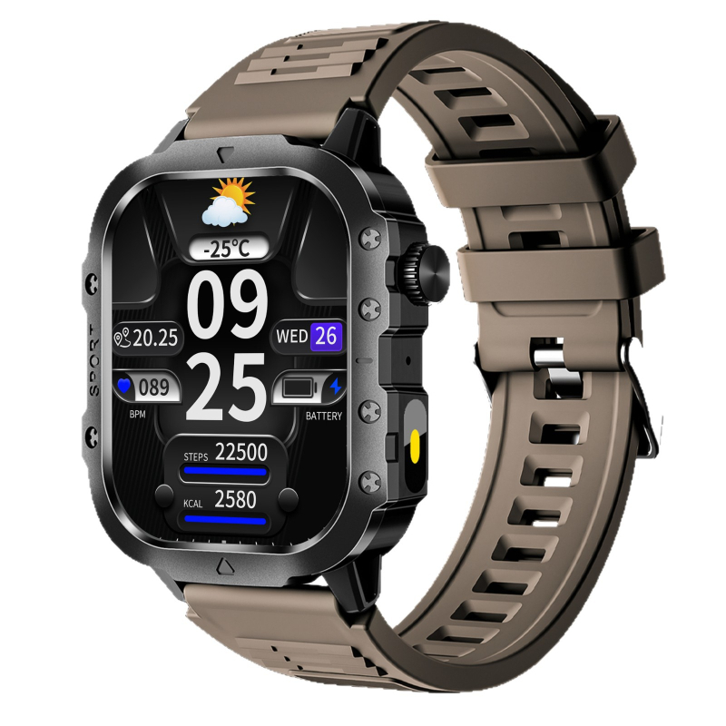 H12 okosóra szívritmus-ellenőrzéssel, vér oxigéntartalom méréssel, alvásfigyeléssel, Bluetooth-hívásokkal és lépésszámlálóval