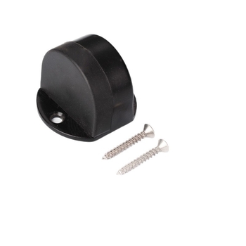 Ajtóstop fúrás nélküli, Turtle Top modell, rozsdamentes acél, polírozott felület, padlóra szerelhető, modern stílus