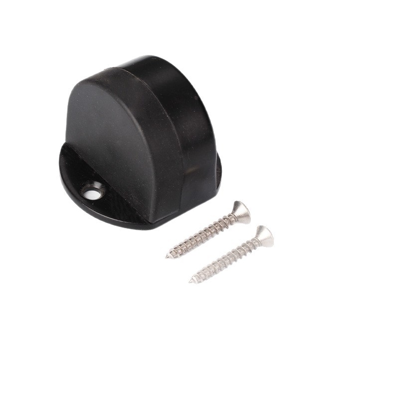 Ajtóstop fúrás nélküli, Turtle Top modell, rozsdamentes acél, polírozott felület, padlóra szerelhető, modern stílus