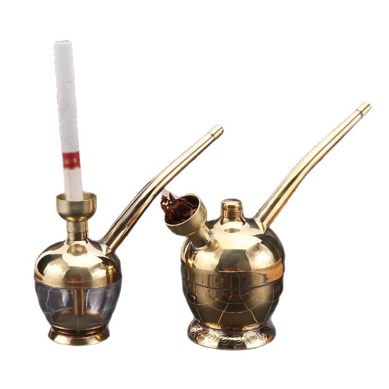 Pipafüstszűrő sárgaréz ötvözetből – vízszűrő, kettős funkciójú dohányzási szűrő, Dunhao