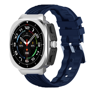 AIMB-Z19 Okosóra Bluetooth hívásokkal, pulzusmérés és oxigén-szaturáció monitorozással, alumínium ötvözetes tokkal, vezeték nélküli töltés