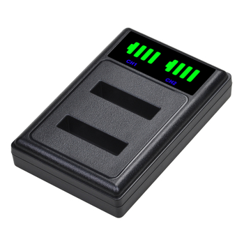 Зарядно устройство за батерия Nikon EN-EL12 от Xintin с интерфейс Type-C/Micro USB.