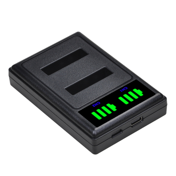 Зарядно устройство за батерия Nikon EN-EL12 от Xintin с интерфейс Type-C/Micro USB.