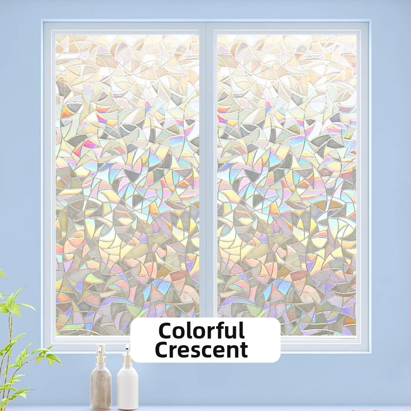 Fólia na okná pre súkromie – mračne sklo, elektrostatické lepenie, PVC, moderný minimalistický štýl, vlastné spracovanie