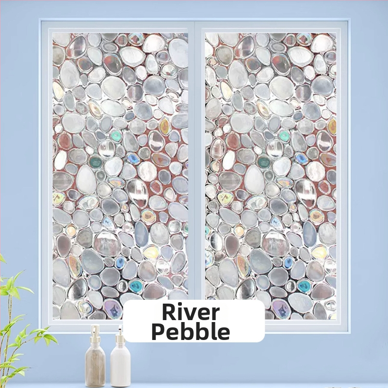 Fólia na okná pre súkromie – mračne sklo, elektrostatické lepenie, PVC, moderný minimalistický štýl, vlastné spracovanie