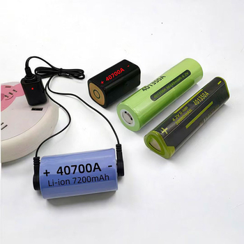 Hollyet magnetski punjač za litijeve baterije 21700, kompatibilan s 18650/401350A, ulaz 5V, izlaz 4.2V 1.2A, serija punjača Li-ion