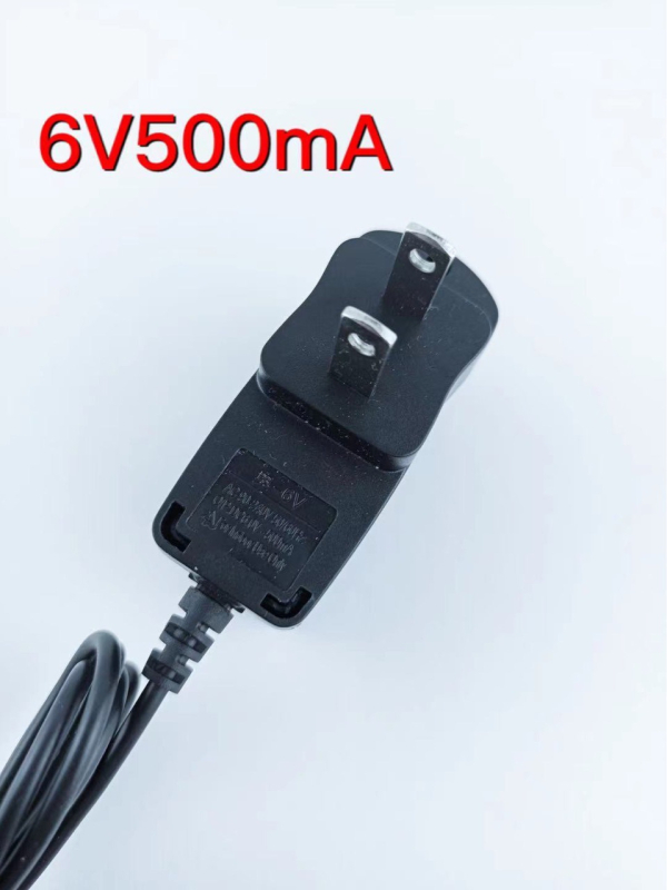 Punjač za elektroničke vage s kružnim otvorom, izlaz 6V, 500 mA, ulaz 90–240V, kompatibilno s baterijama