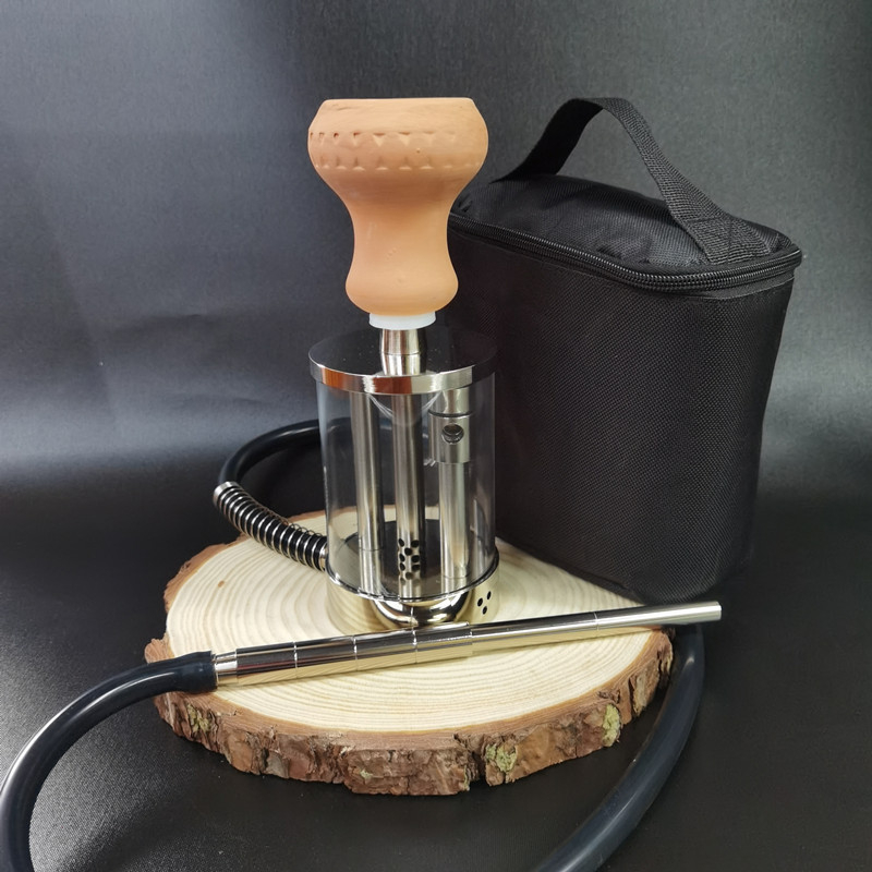 SILU Prenosiva Arapska Shisha Hookah, Metalna Konstrukcija, Prilagodljivost, Ispis Logotipa Dostupan
