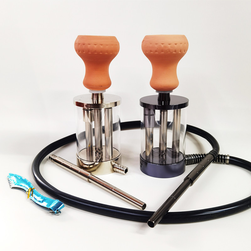 SILU Prenosiva Arapska Shisha Hookah, Metalna Konstrukcija, Prilagodljivost, Ispis Logotipa Dostupan