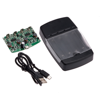 Punjač baterija — USB s četiri utičnice za AA/AAA alkalne baterije, ulaz 5V, izlaz 1.5V, CE/ROHS/FCC