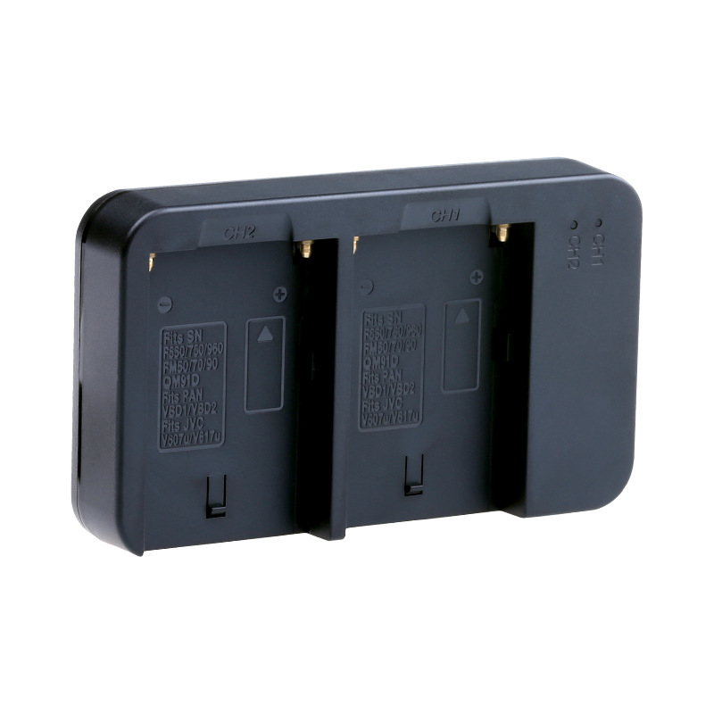 NP-F970 USB двуслотово зарядно за батерии за камери Sony F750/F550/F980