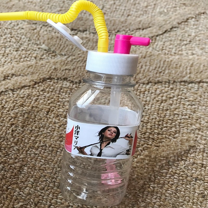 Mini šisha vodena lula s dizajnom napitka — Plastična cijev, Lao Zhao marka, kutija od 60 komada