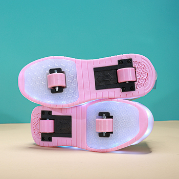 Barbrabbit Heelys Παπούτσια με διπλούς τροχούς, PU τροχοί, κατάλληλα για όλους τους χρήστες