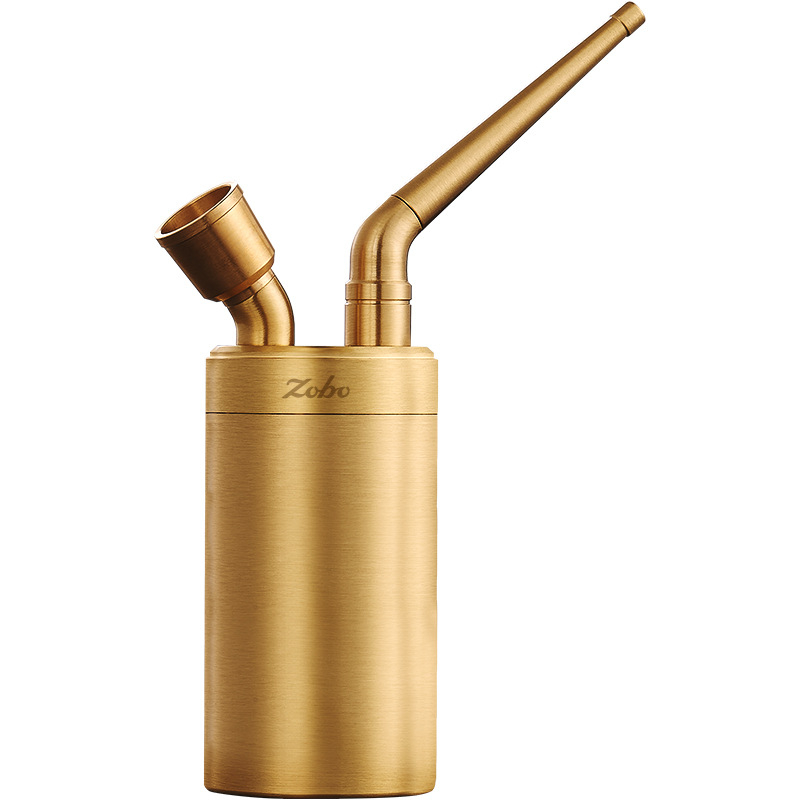 Hookah cijev od metala s dvostrukim filterom, Zobo Zb-558-1, moderan minimalistički dizajn
