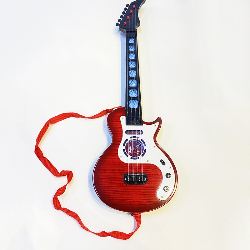 Dječja interaktivna gitara od ABS-a s infracrvenim senzorom i dinamičkim osvjetljenjem, edukativni zabavni instrument za djecu 4–6 godina