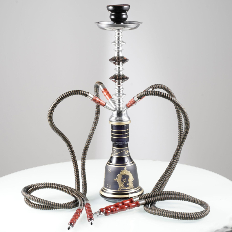 Hookah četverotubna staklena vodna lula, marka Xisa, Kina