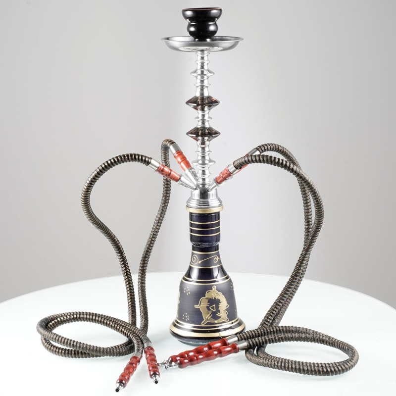 Hookah četverotubna staklena vodna lula, marka Xisa, Kina