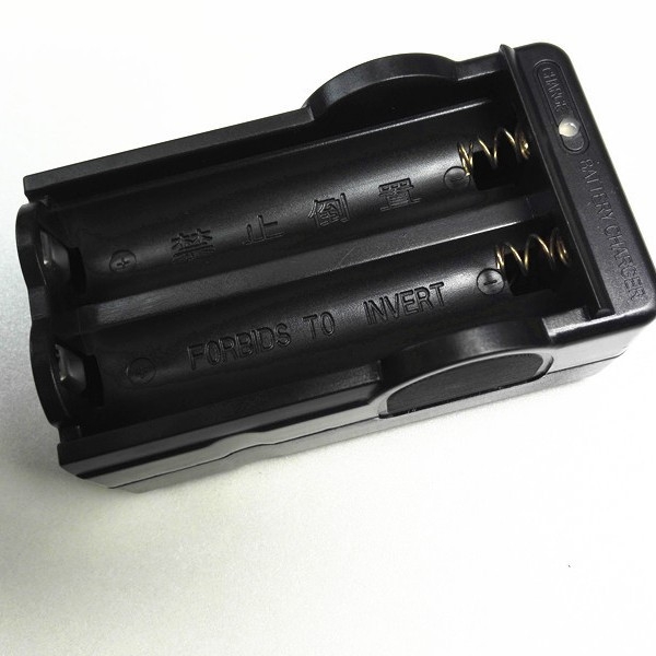 All Sunrise 18650 dvostruki punjač s dva utora, ulaz AC 100-240V, izlaz DC 4.2V, CE certifikat