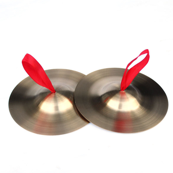 Orff metalni činel za djecu — udarni instrument, par, uzrast 4–6 godina