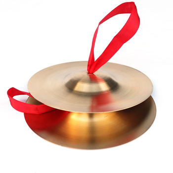Orff metalni činel za djecu — udarni instrument, par, uzrast 4–6 godina